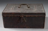 Federal brass-studded leather