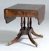 Federal breakfast table, mahog