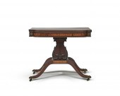 FEDERAL CARVED AND INLAID MAHO