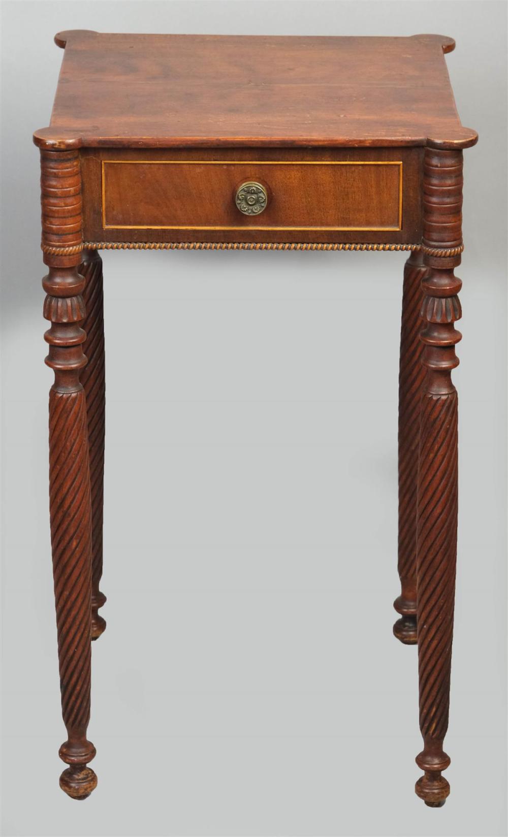 FEDERAL CARVED GRAIN PAINTED AND