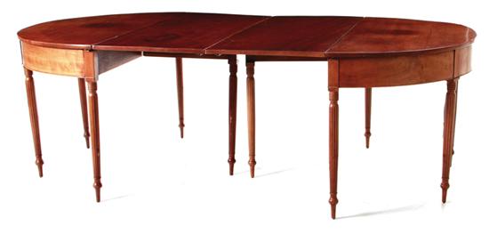 Federal carved mahogany dining