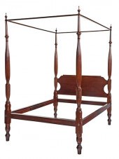FEDERAL CARVED MAHOGANY FOUR P