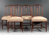 Federal carved mahogany needle