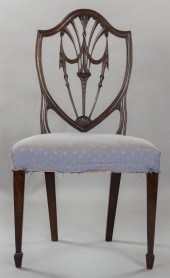 FEDERAL CARVED MAHOGANY SHIELD