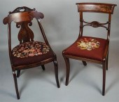 FEDERAL CARVED MAHOGANY SIDE C