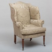 FEDERAL CARVED MAHOGANY WING C