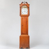 FEDERAL CARVED OAK LONG CASE C