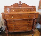 FEDERAL CARVED TALL CHESTLarge
