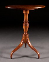 Federal carved walnut tripod t