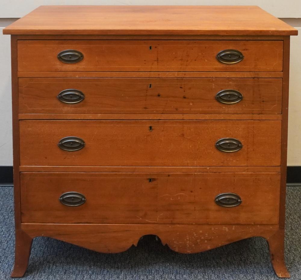 FEDERAL CHERRY AND BIRCH CHEST OF