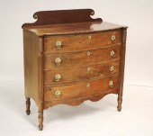 FEDERAL CHERRY BOW FRONT CHEST