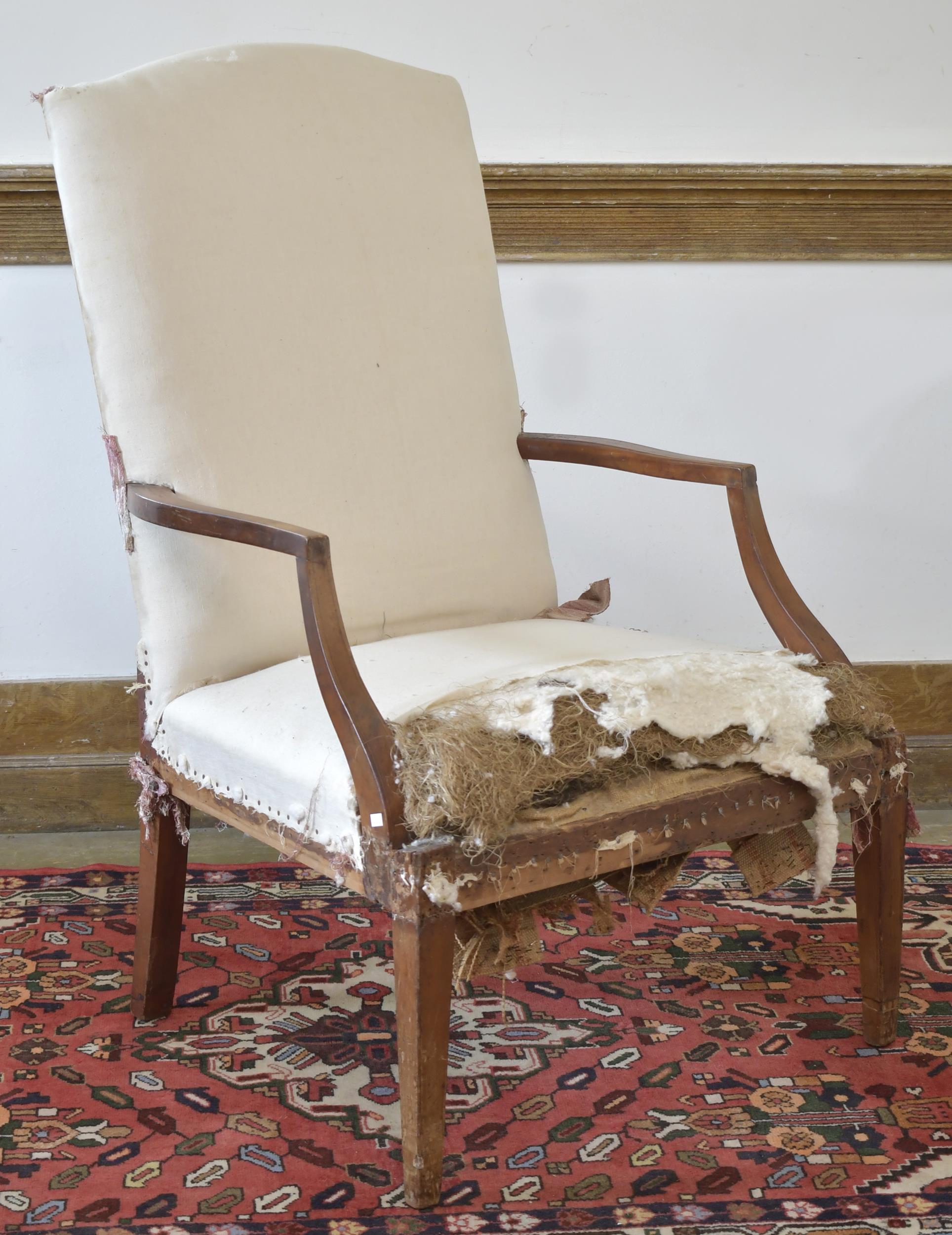 FEDERAL CHERRY LOLLING CHAIR, CA