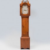 FEDERAL CHERRY LONG CASE CLOCK