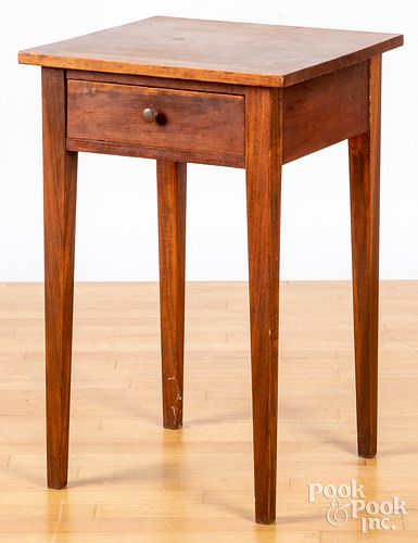 FEDERAL CHERRY ONE-DRAWER STAND,
