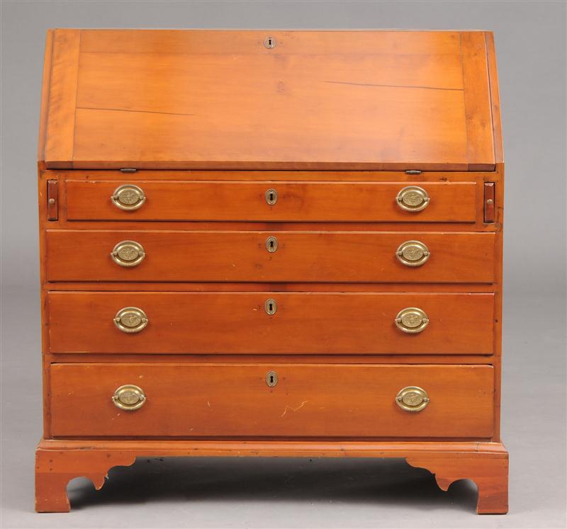 FEDERAL CHERRY SLANT-FRONT DESK The