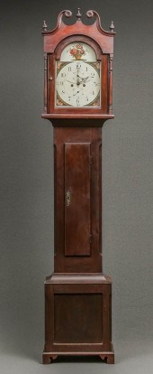 FEDERAL CHERRY TALL CASE CLOCK