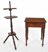 Federal cherry worktable and W