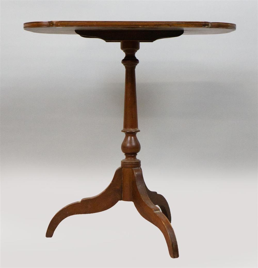 FEDERAL CHERRYWOOD TEA TABLE, CIRCA