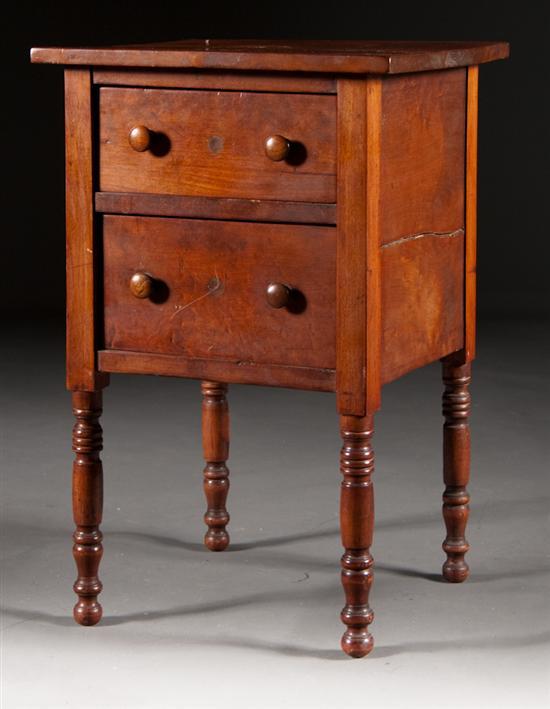 Federal cherrywood two-drawer