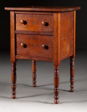 Federal cherrywood two-drawer