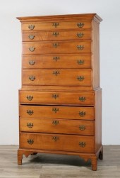 FEDERAL CHIPPENDALE CHEST ON C
