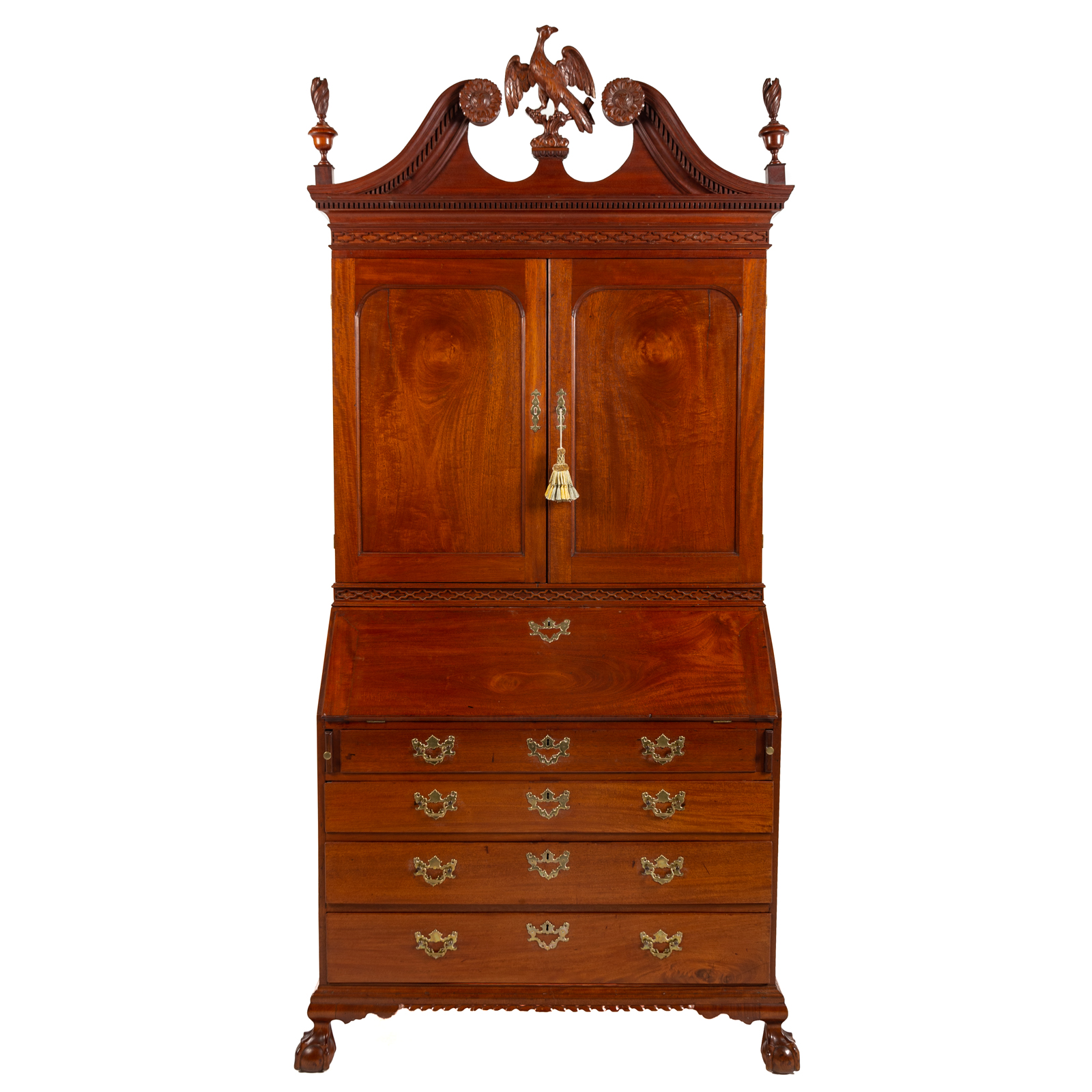 FEDERAL CHIPPENDALE MAHOGANY