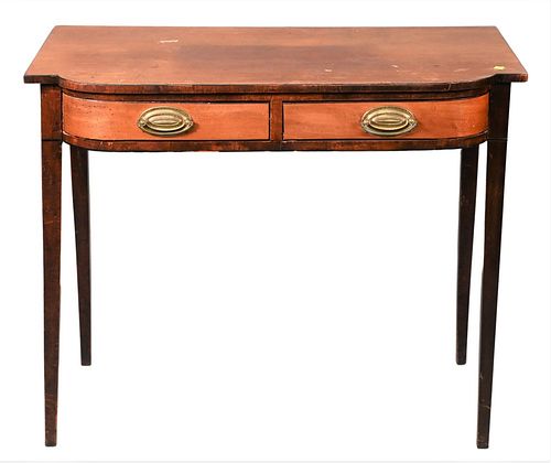 FEDERAL D SHAPED TABLE, HAVING