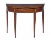 FEDERAL DEMILUNE CARD TABLE La
