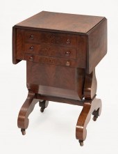 FEDERAL DROP-LEAF SEWING TABLE