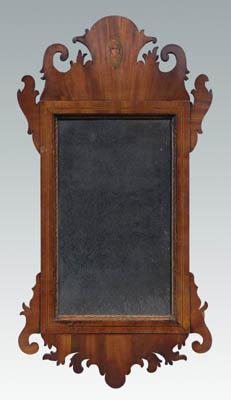 Federal eagle inlaid looking glass,