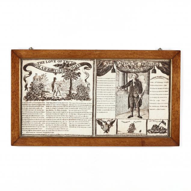 FEDERAL ERA UNCUT TWO-PANEL
