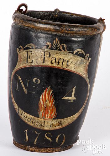 FEDERAL FIRE SOCIETY PAINTED FIRE