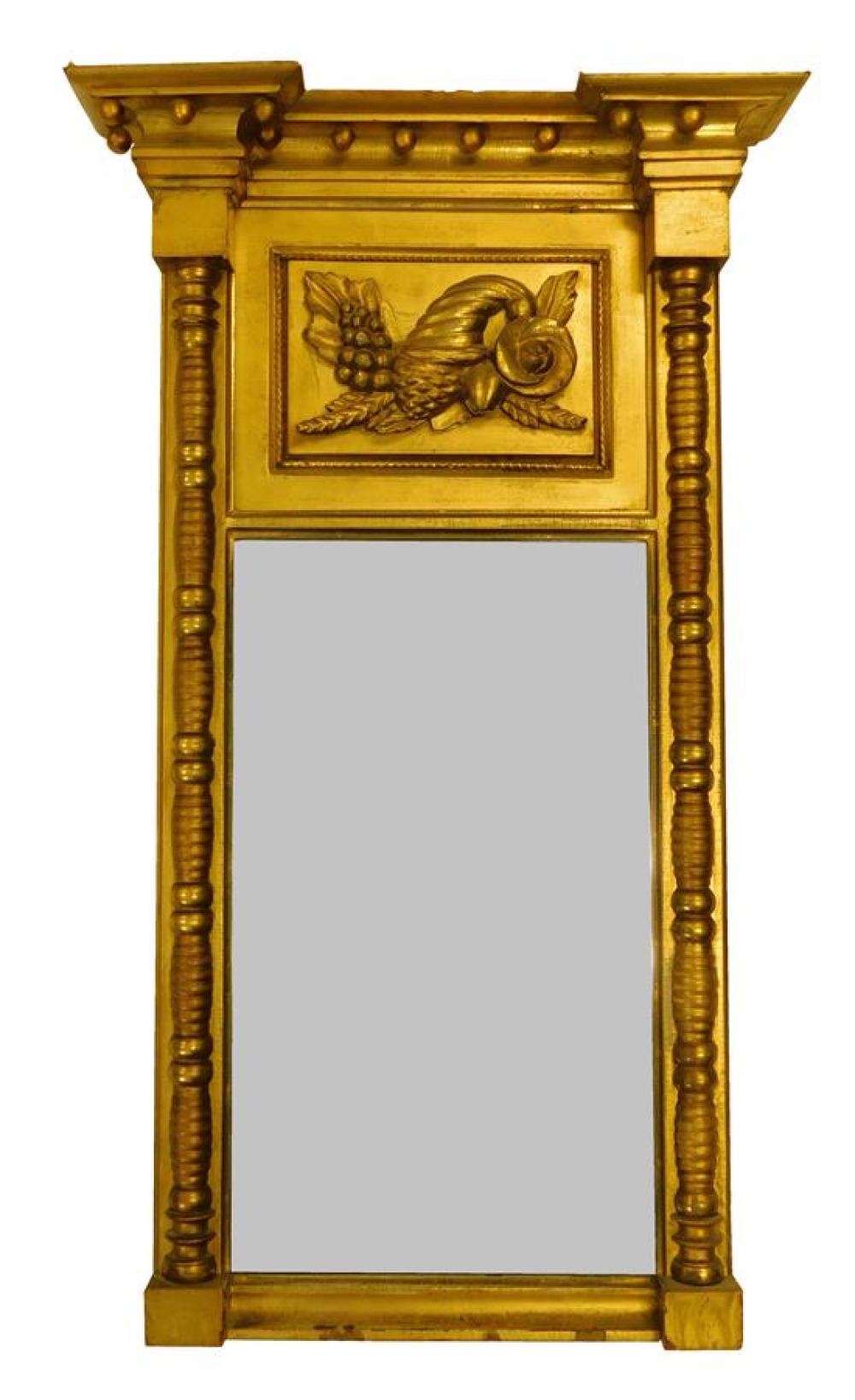 FEDERAL GILDED WALL MIRROR, EARLY