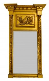 FEDERAL GILDED WALL MIRROR, EA