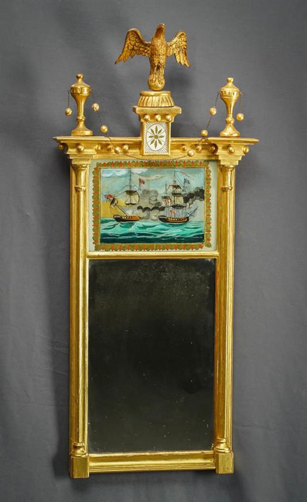 FEDERAL GILT AND GESSOED WOOD