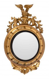 FEDERAL GILT CONVEX MIRROR FIR