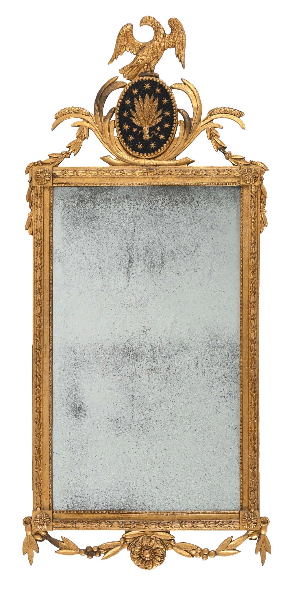 FEDERAL GILT LOOKING GLASS LATE