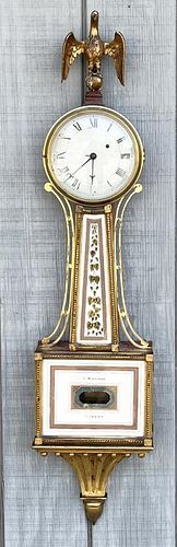 FEDERAL GILT MAHOGANY BANJO