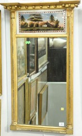 FEDERAL GILT TWO-PART MIRROR H