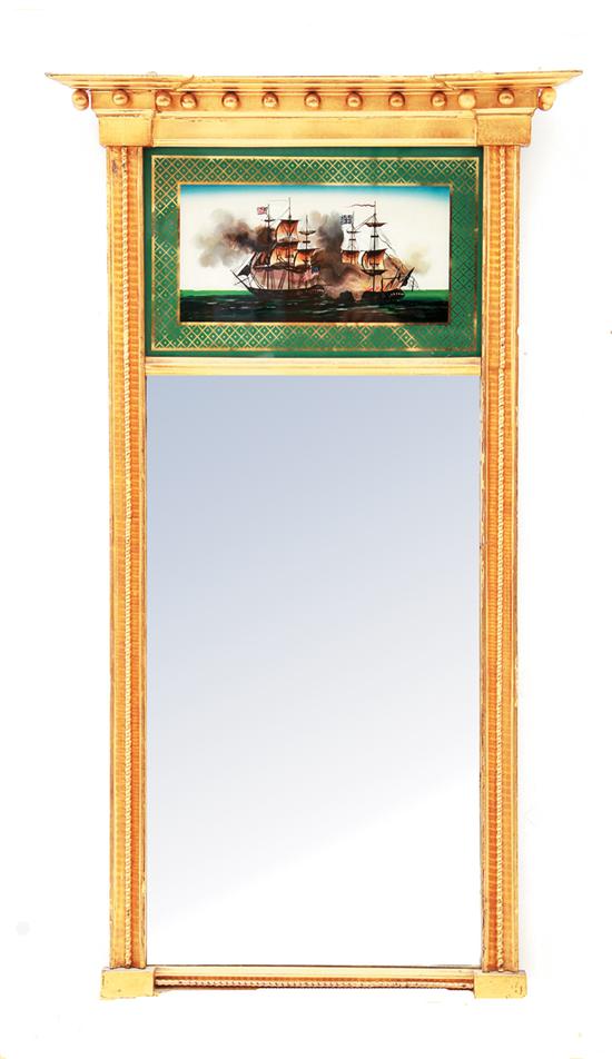 Federal giltwood and eglomise