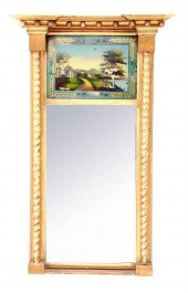 Federal giltwood and eglomise