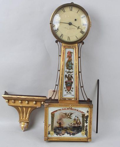 FEDERAL GILTWOOD BRASS MOUNTED