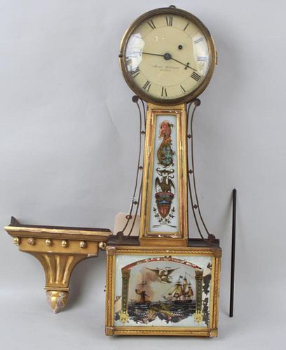 FEDERAL GILTWOOD BRASS MOUNTED