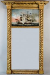 FEDERAL GILTWOOD EGLOMISE MIRR