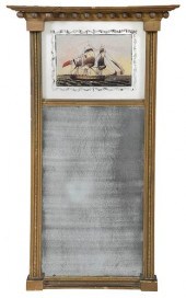 FEDERAL GILTWOOD EGLOMISE MIRR
