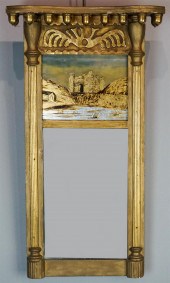 FEDERAL GILTWOOD EGLOMISE MIRR