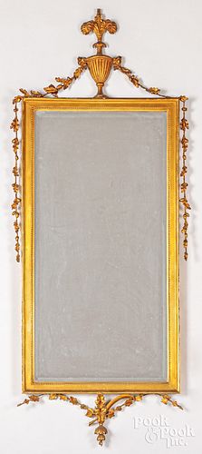 FEDERAL GILTWOOD MIRROR, EARLY 19TH