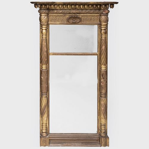 FEDERAL GILTWOOD PIER MIRROR,