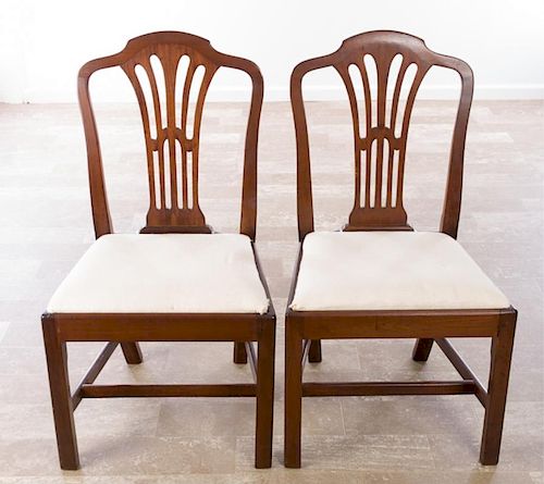 FEDERAL HEPPLEWHITE WALNUT SIDE