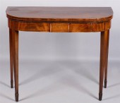 FEDERAL INLAID BIRCH AND MAHOG